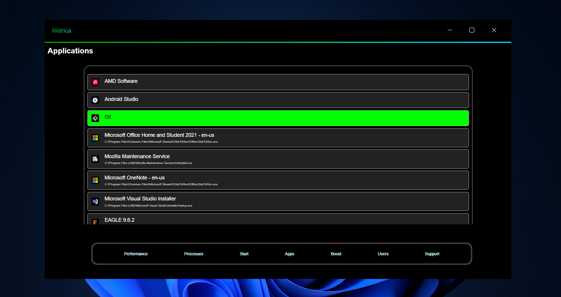 Metrica - Performance Analytics
